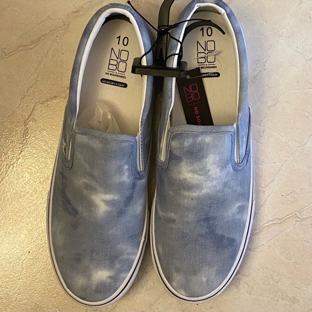No Boundaries Blue Slip On Women’s Shoes
